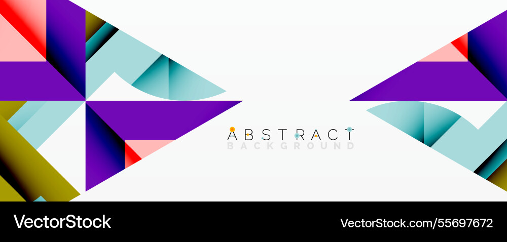 Abstract geometric composition with interlocking Abstract geometric composition with interlocking Vector Image