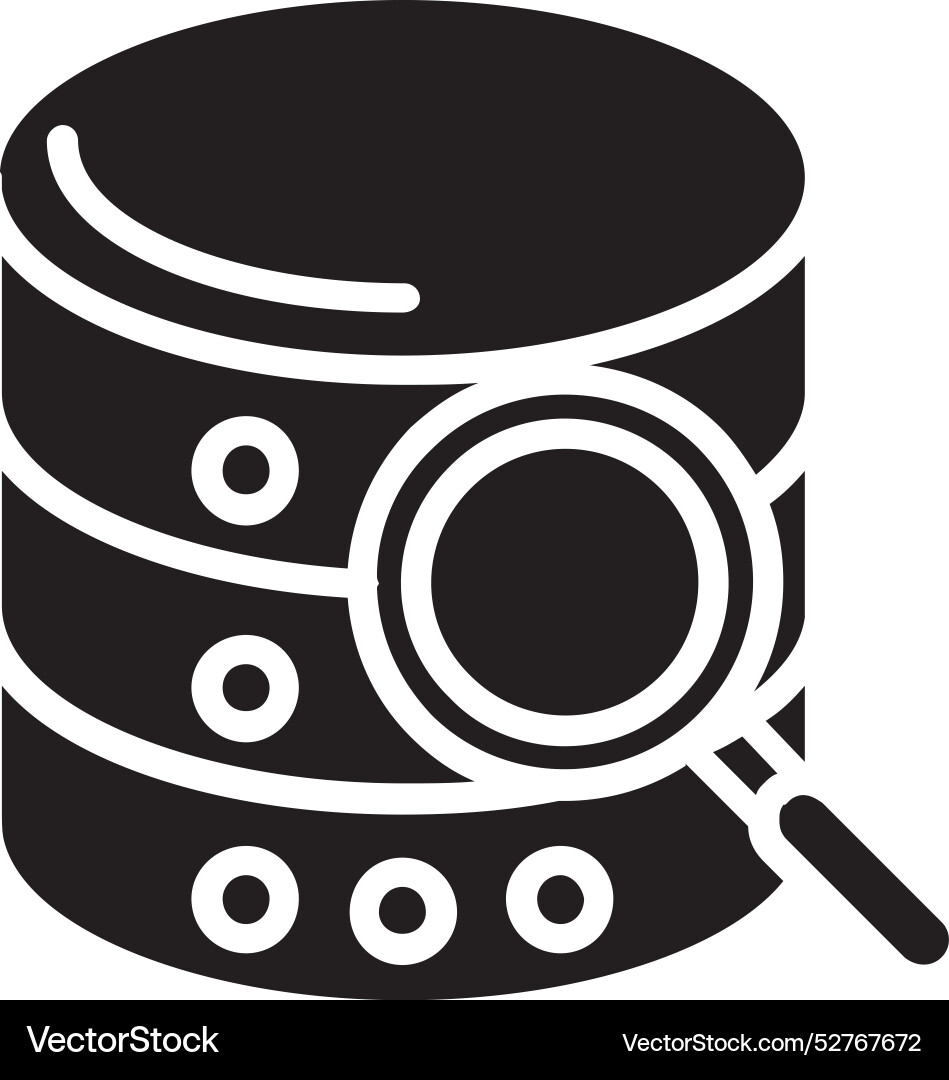 Database icon design vector image