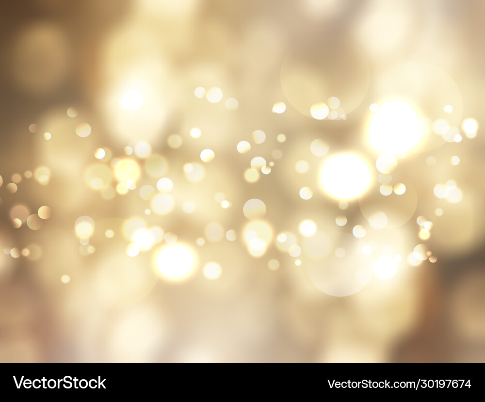 Abstract bokeh lights background design vector image