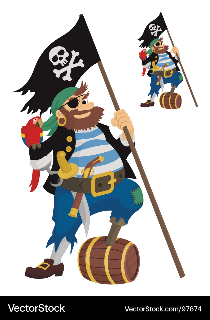 Pirate Royalty Free Vector Image Vectorstock