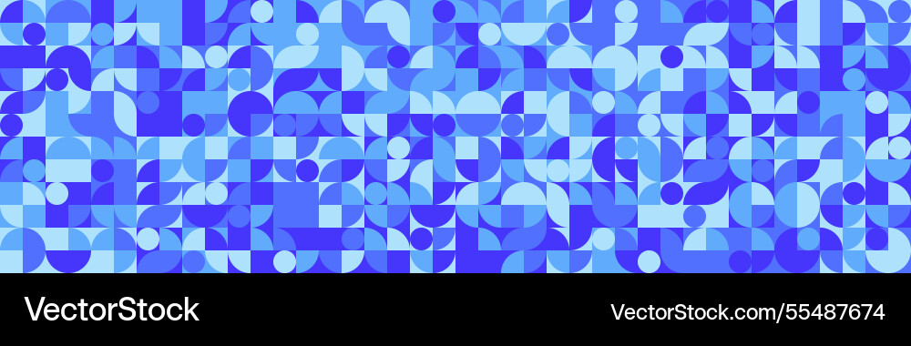 Seamless geometric pattern featuring clean shapes Vector Image
