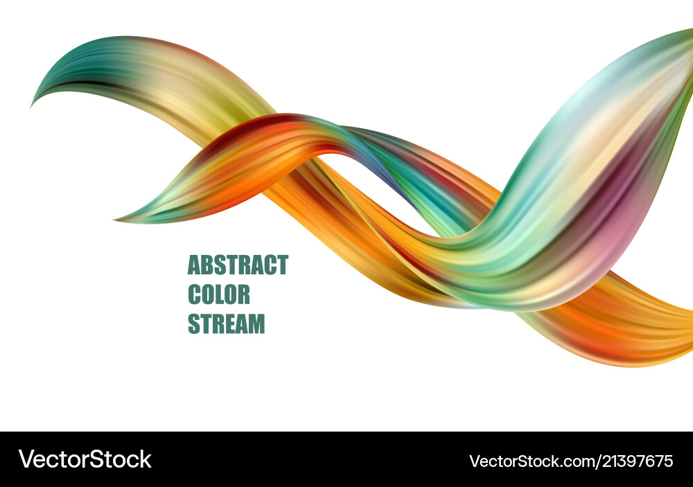 Abstract colorful background color flow Abstract colorful background color flow vector image