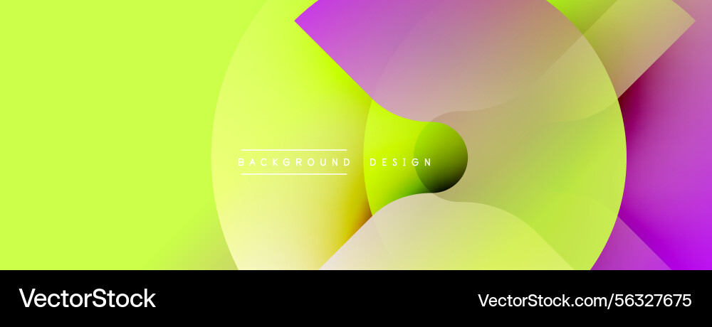 Abstract vibrant background overlapping circular Abstract vibrant background overlapping circular vector image