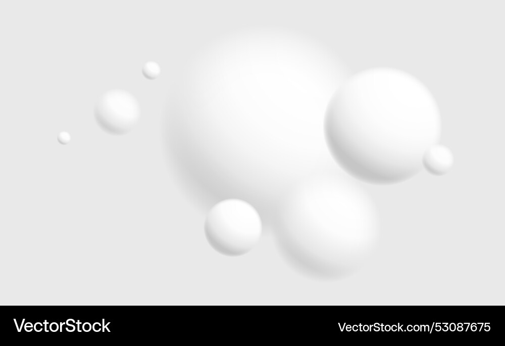 Light and soft 3d defocused spheres abstract Light and soft 3d defocused spheres abstract Vector Image