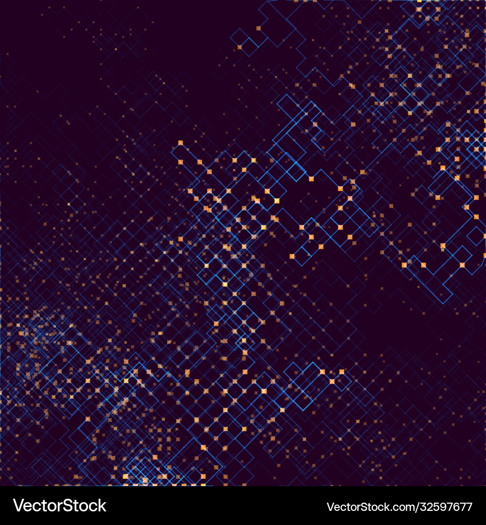 Abstract composition fading lines and dots Abstract composition fading lines and dots Vector Image