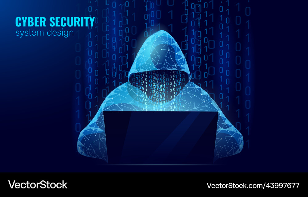 Cybersecurity Threat Concept Royalty Free Vector Image
