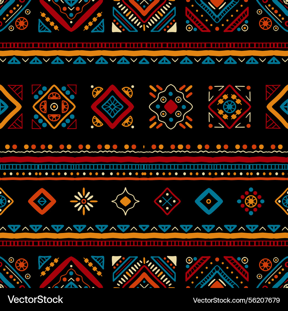 Ethnic seamless in native style pattern Ethnic seamless in native style pattern vector image