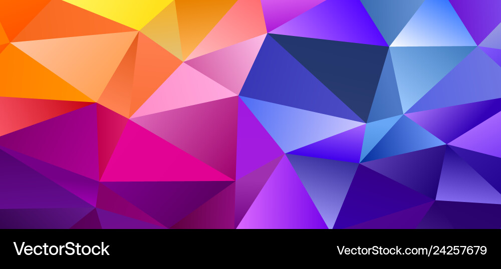 Farbe Blend Regenbogen trendy low Poly bg Design Farbe Blend Regenbogen trendy low Poly bg Design vektorbild