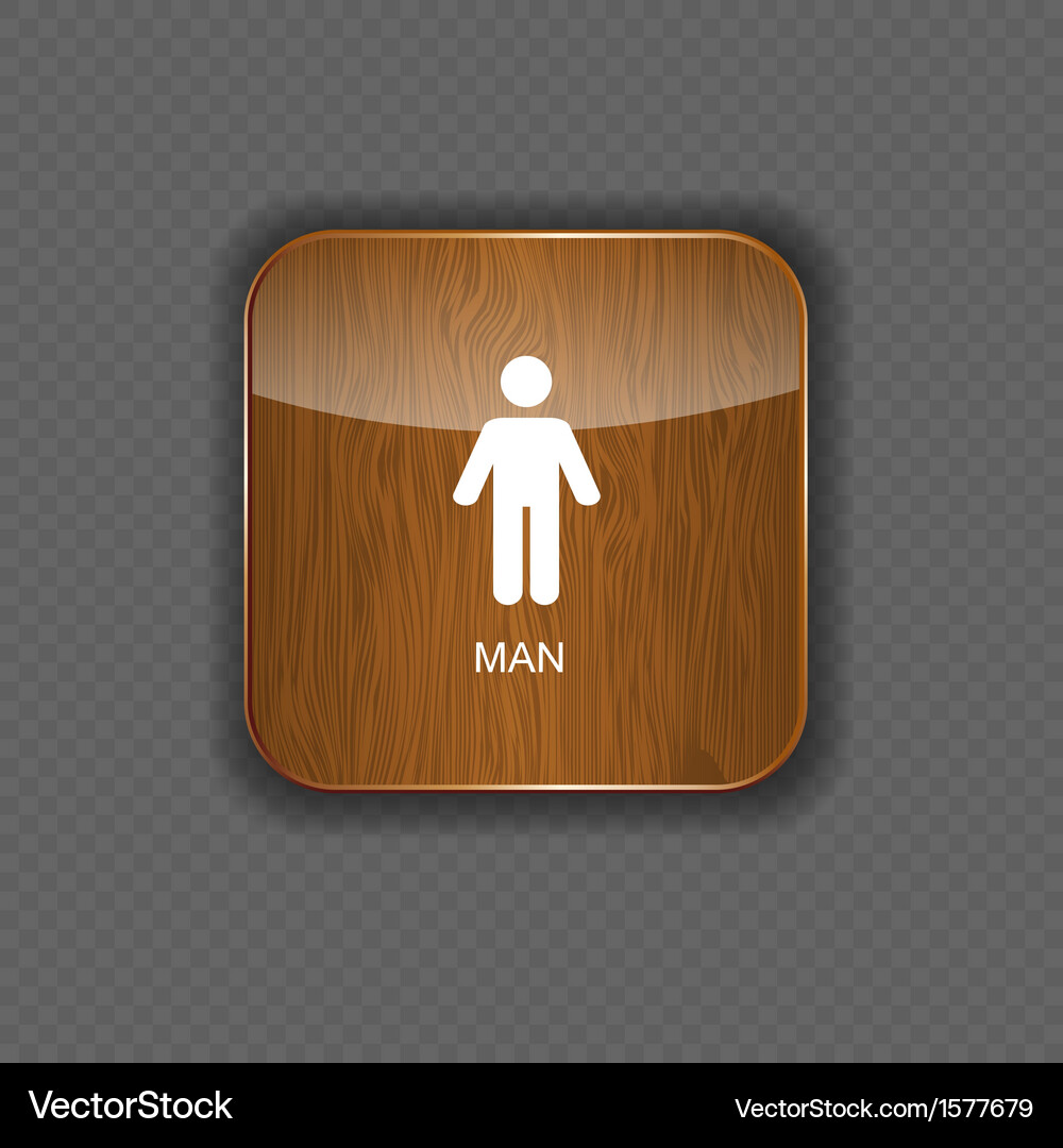 Man application icons Vector Image