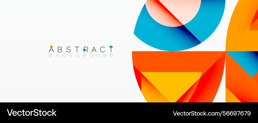 Modern abstract design features overlapping Modern abstract design features overlapping Vector Image