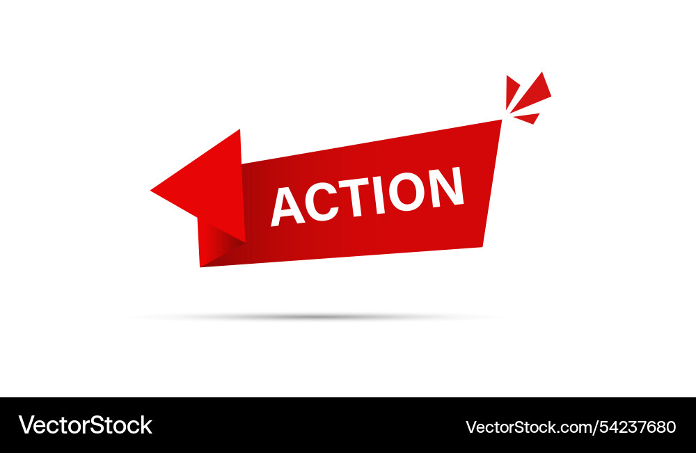 Action button web banner templates Vector Image
