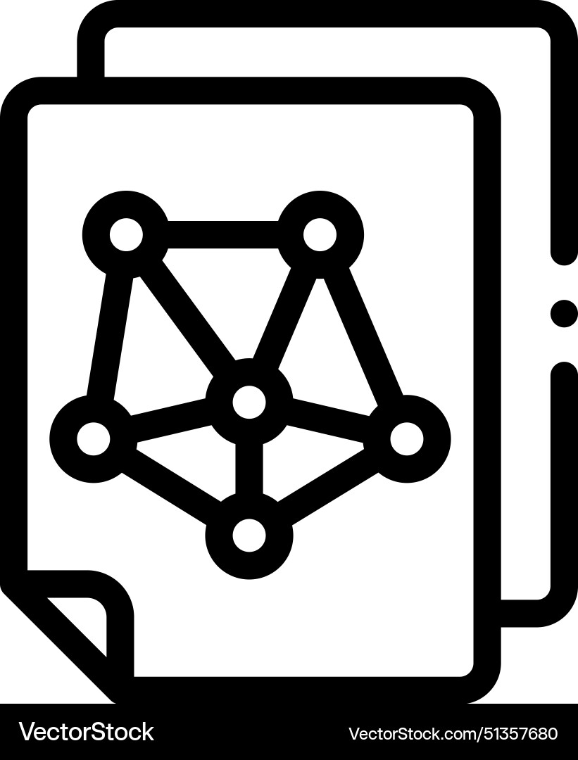 Analytics icon thin linear style design isolated Analytics icon thin linear style design isolated vector image