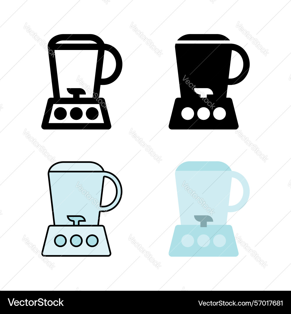 A blender or juicer icon set versatile Vector Image