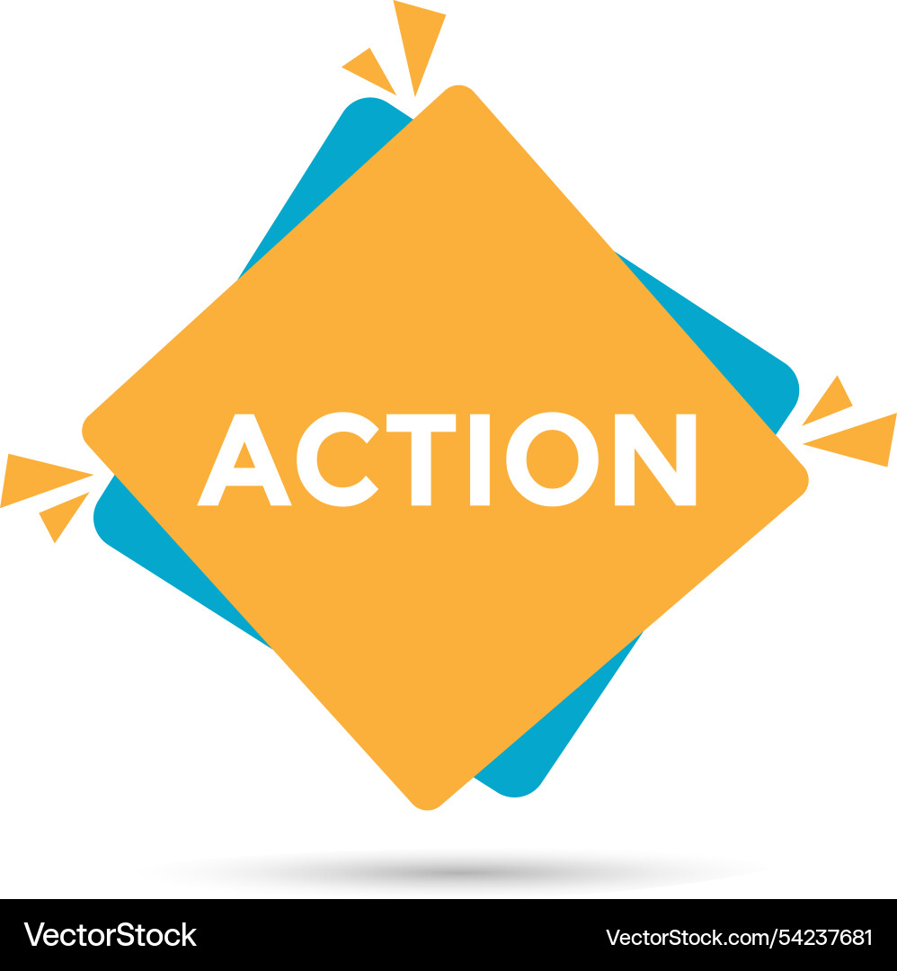 Action button web banner templates Vector Image
