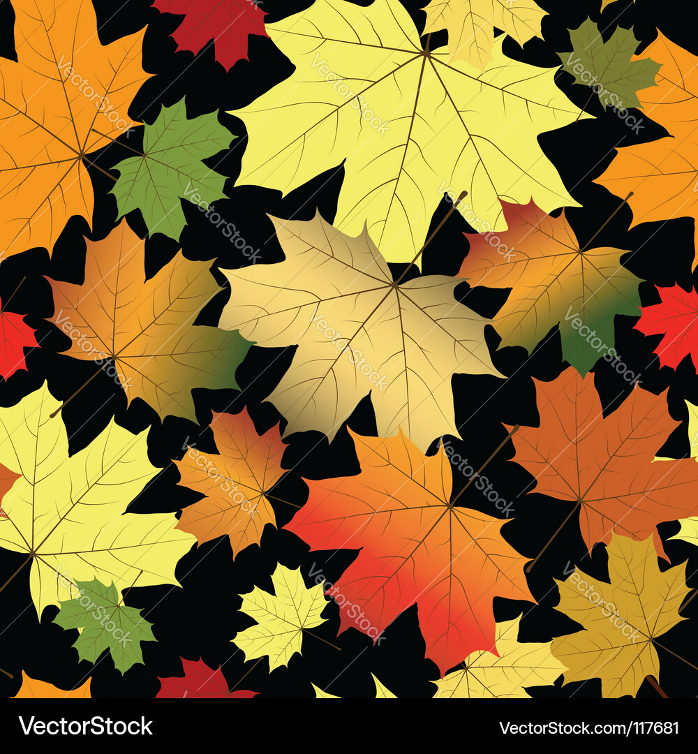 Autumn pattern Vector Image