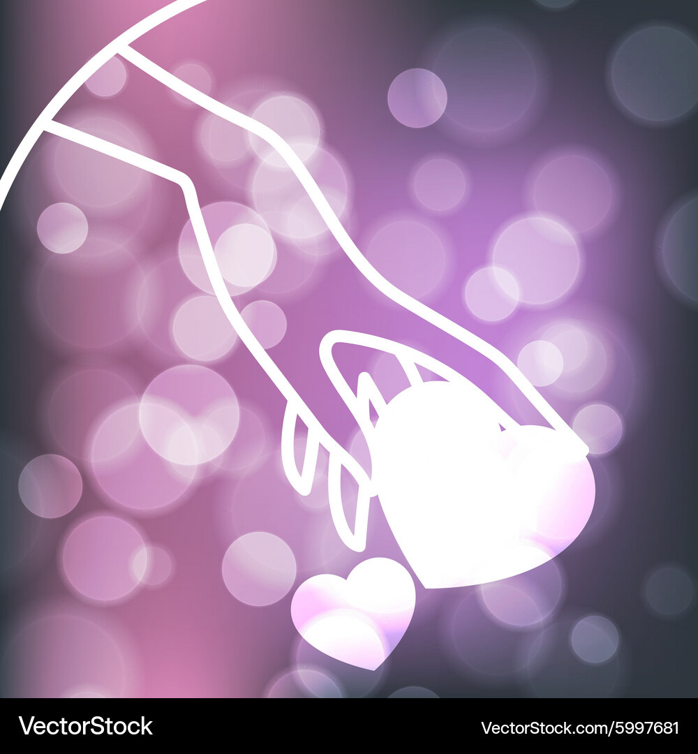 Stock blurred texture with bokeh effect Vector Image