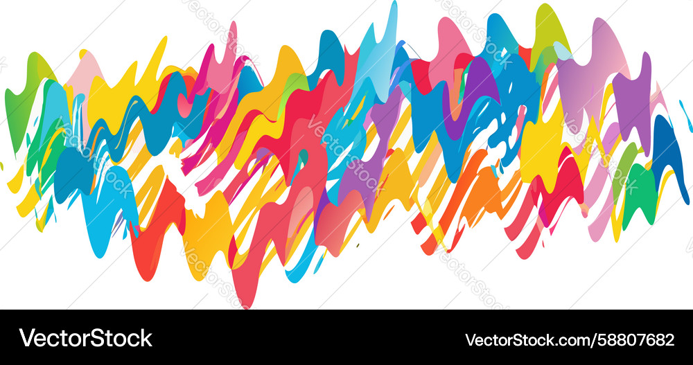 Abstract colorful zigzag patterns dynamic energy Vector Image