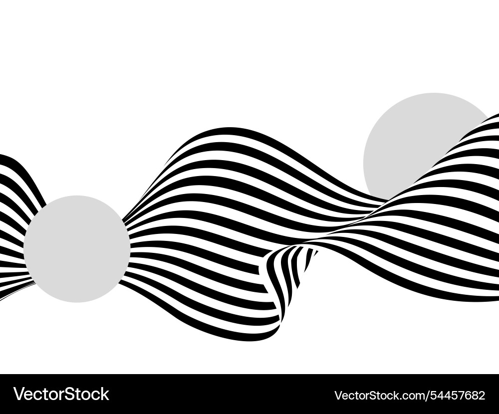 Abstrakter Hintergrund schwarz-weiß wavy Abstrakter Hintergrund schwarz-weiß wavy vektorbild