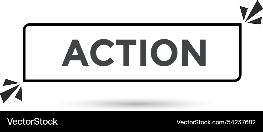 Action button web banner templates Vector Image