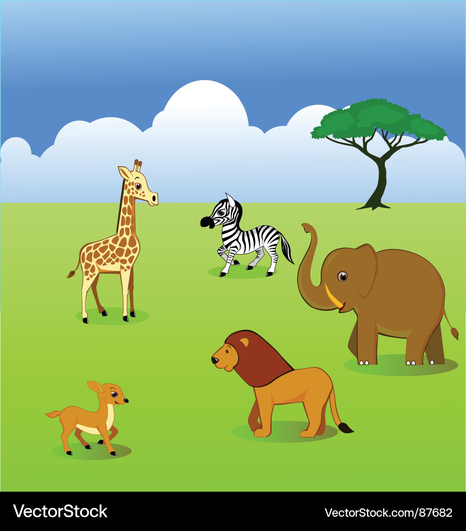 Safari Royalty Free Vector Image Vectorstock Safari Royalty Free Vector Image Vectorstock