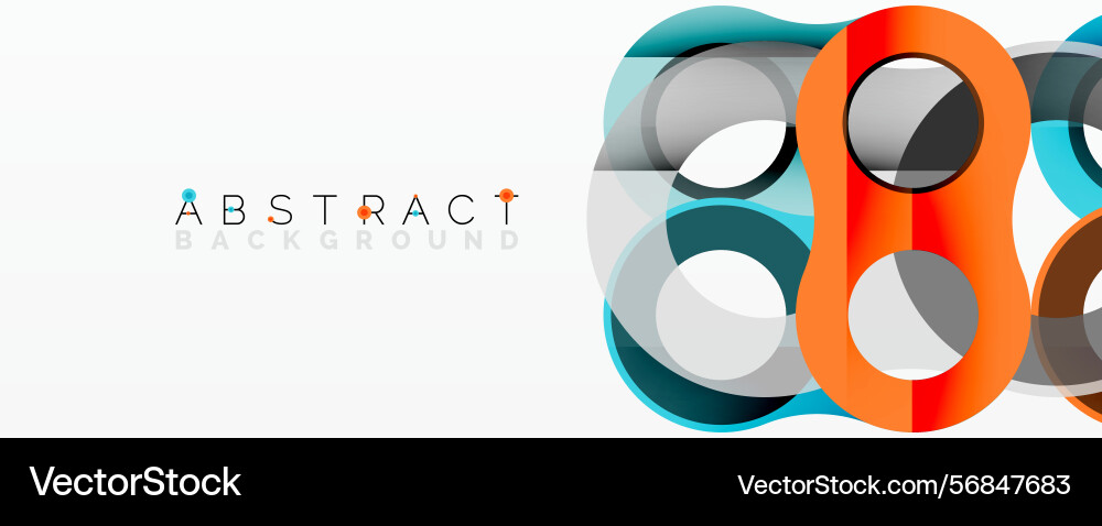 Modern abstract design features overlapping Modern abstract design features overlapping Vector Image