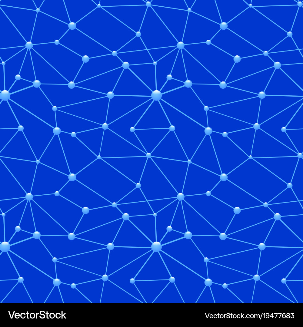 Neural Network Seamless Pattern vector image
