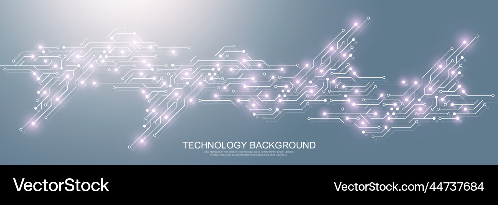 Quantum Computing Abstract vector image