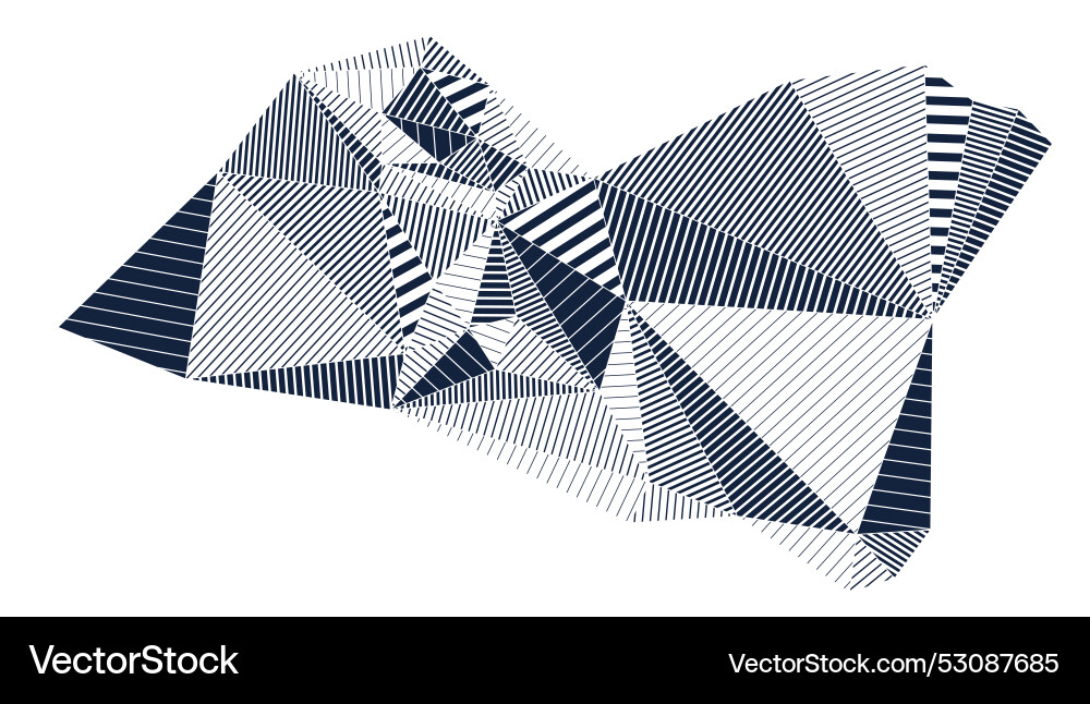 Abstract background low poly triangles style Abstract background low poly triangles style vector image