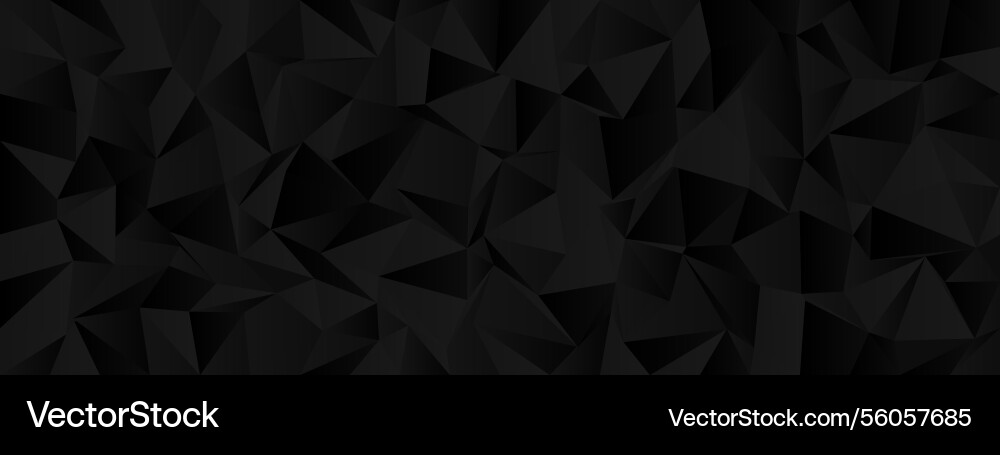 Abstract geometric pattern with black triangular Vector Image