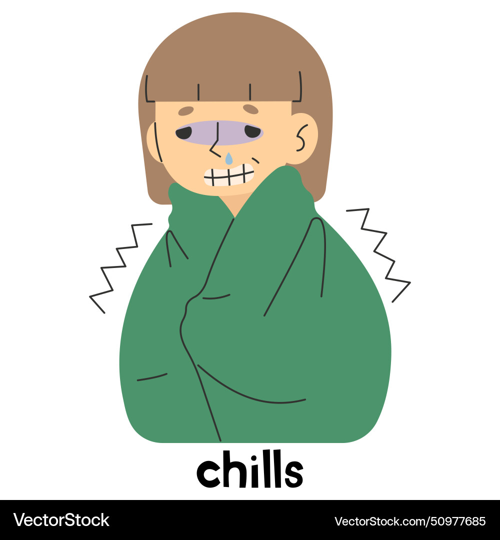 Chills 5 Royalty Free Vector Image - VectorStock