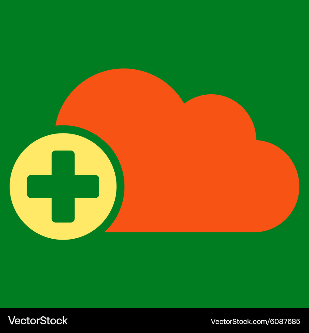 Create cloud icon Vector Image
