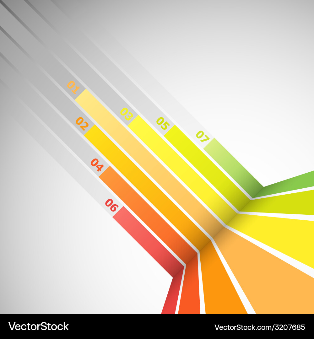 Dynamic Colorful Line Pattern vector image