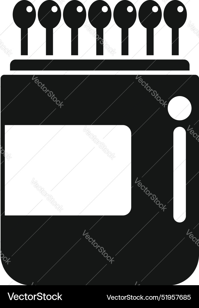 Passt Box mit Aufkleben aus offen Passt Box mit Aufkleben aus offen vektorbild