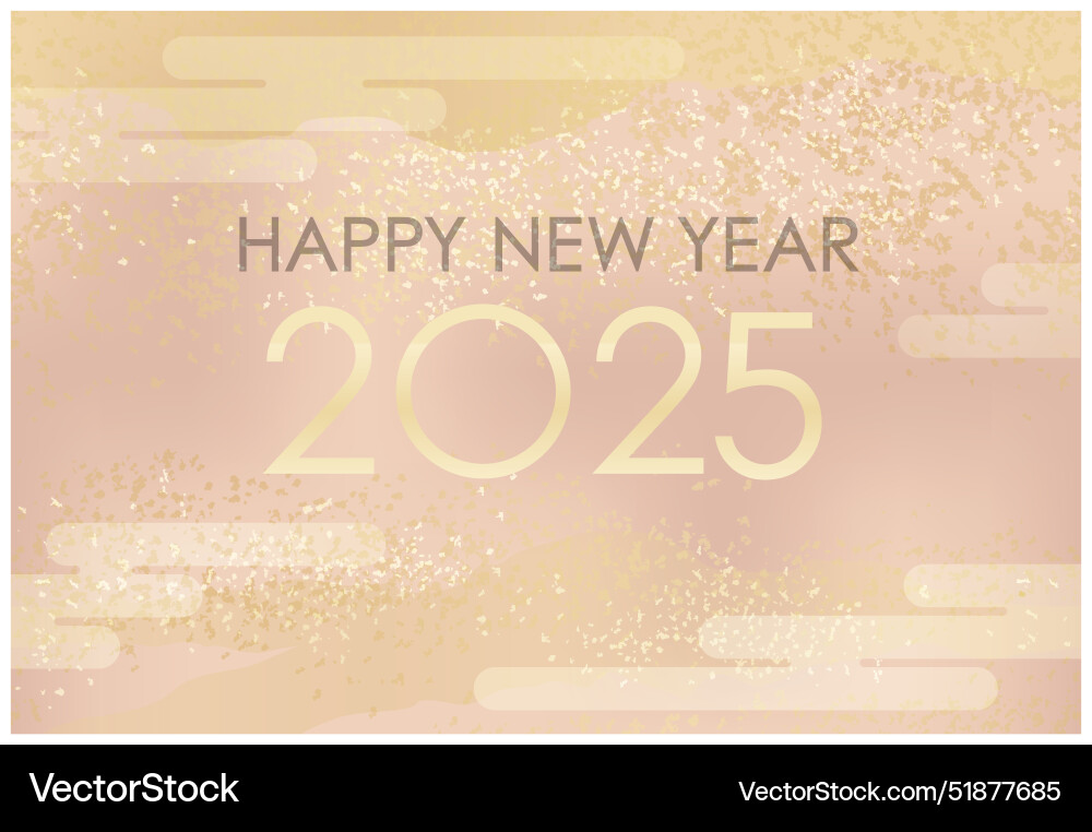 Year 2025 new years card template Year 2025 new years card template vector image