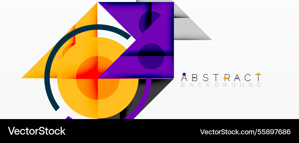 Geometric abstract design with layered triangles Geometric abstract design with layered triangles vector image