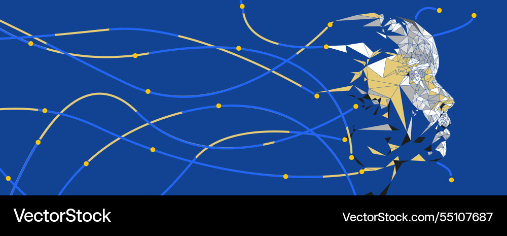 Machine learning and artificial intelligence Machine learning and artificial intelligence vector image