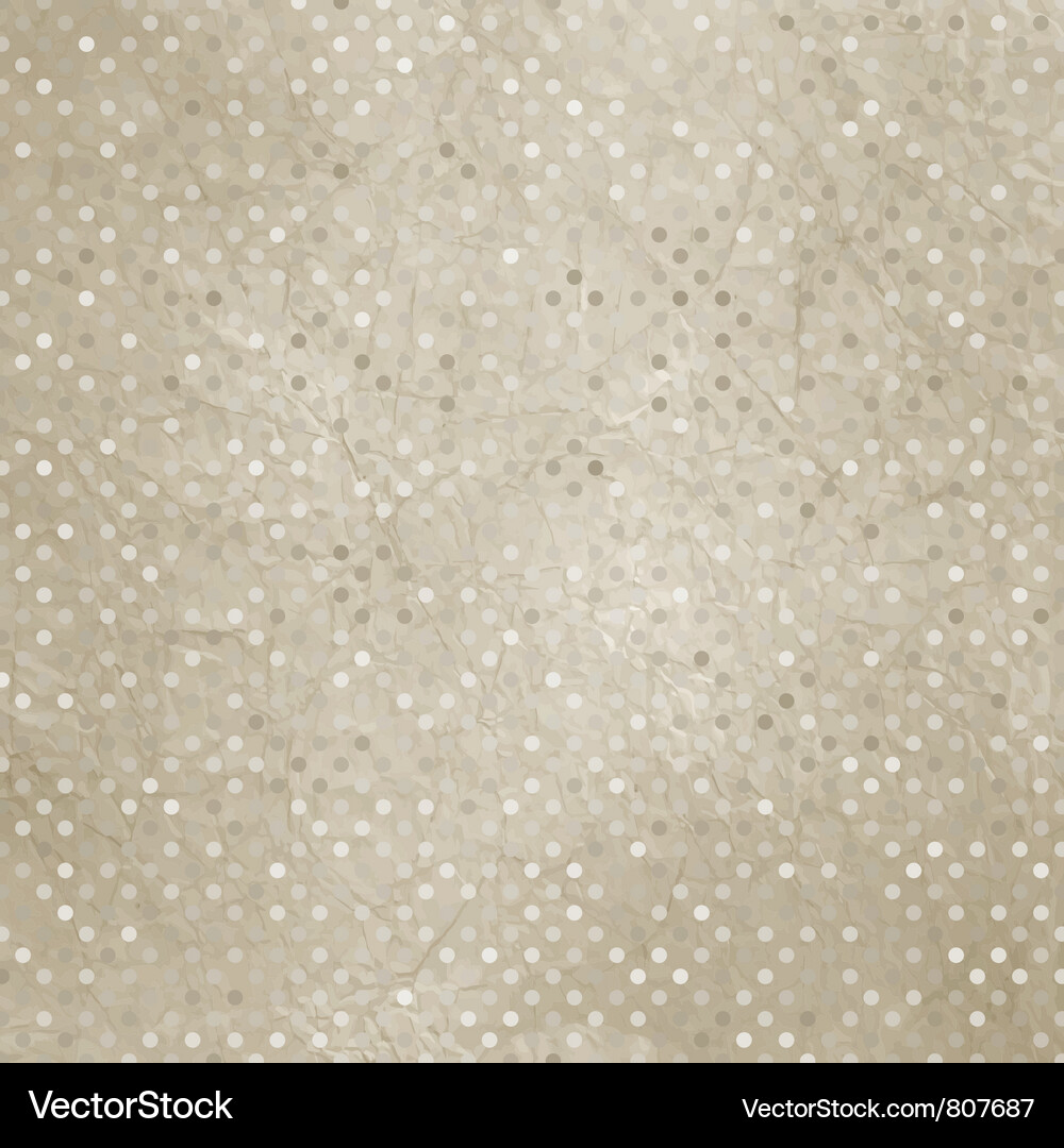 Vintage polka dot texture Vector Image