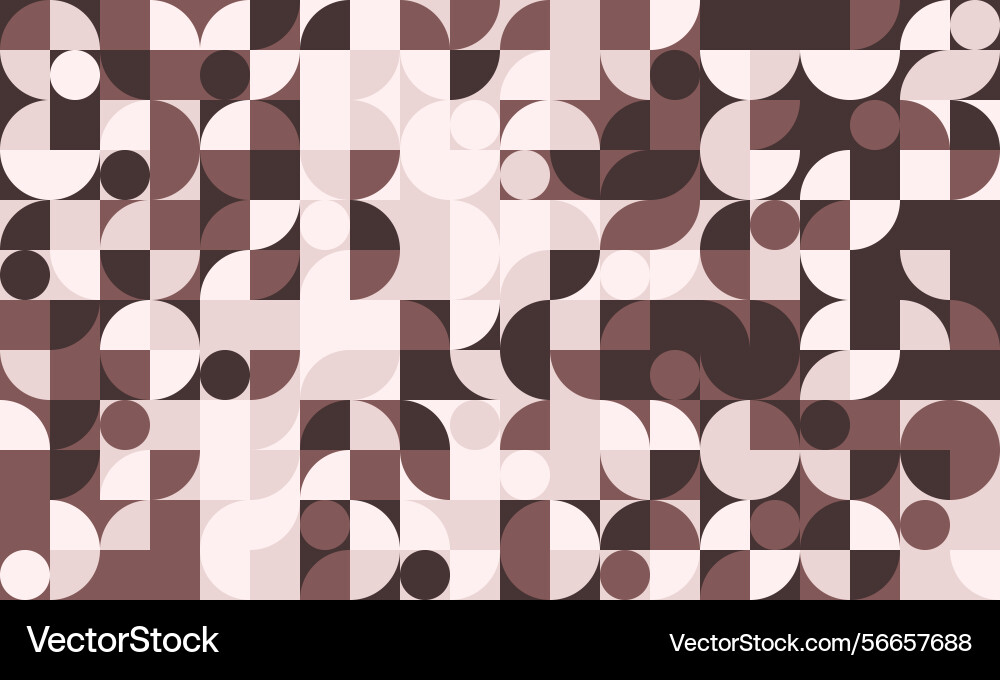Abstract geometric pattern with circles vector image