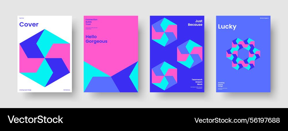Abstract report design modern background layout Vector Image