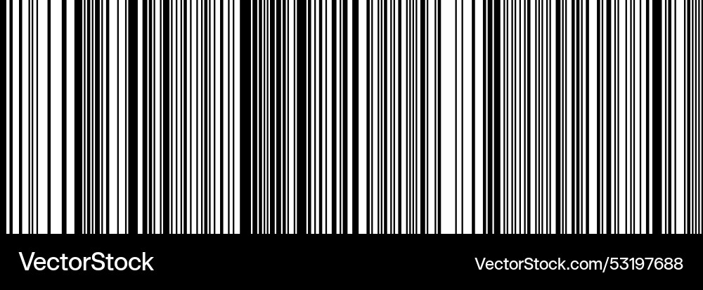 Black and white bar code seamless pattern Black and white bar code seamless pattern vector image