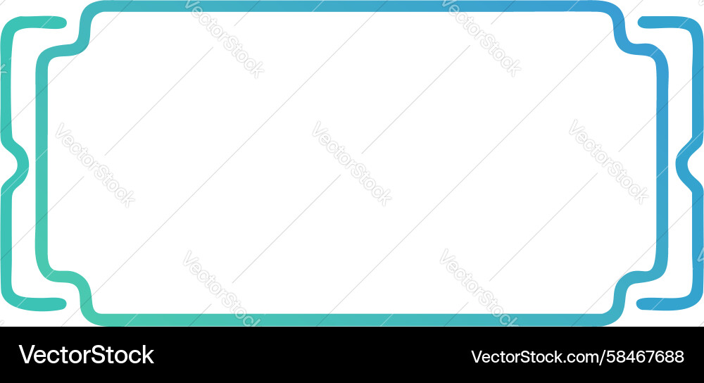 Dynamic Angular Bracket Frame Vector Image