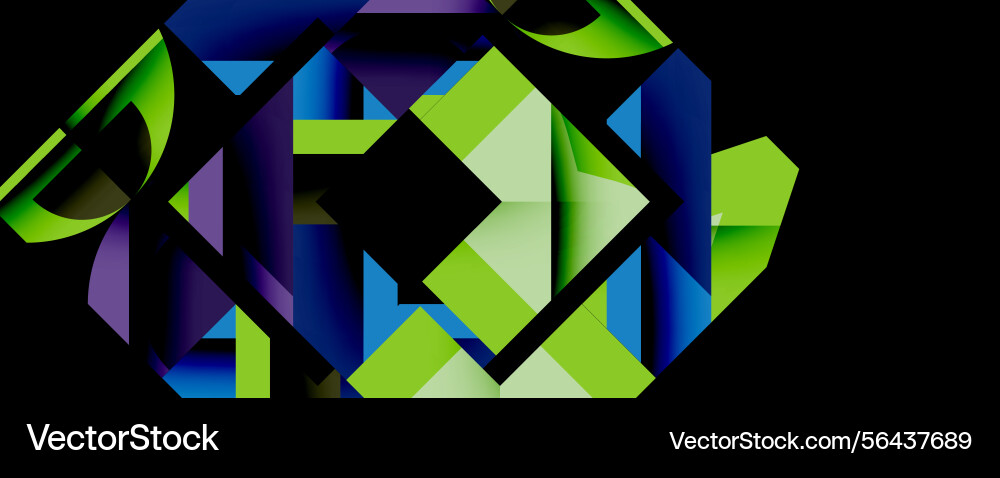 Abstract geometric shapes overlap creating Abstract geometric shapes overlap creating vector image
