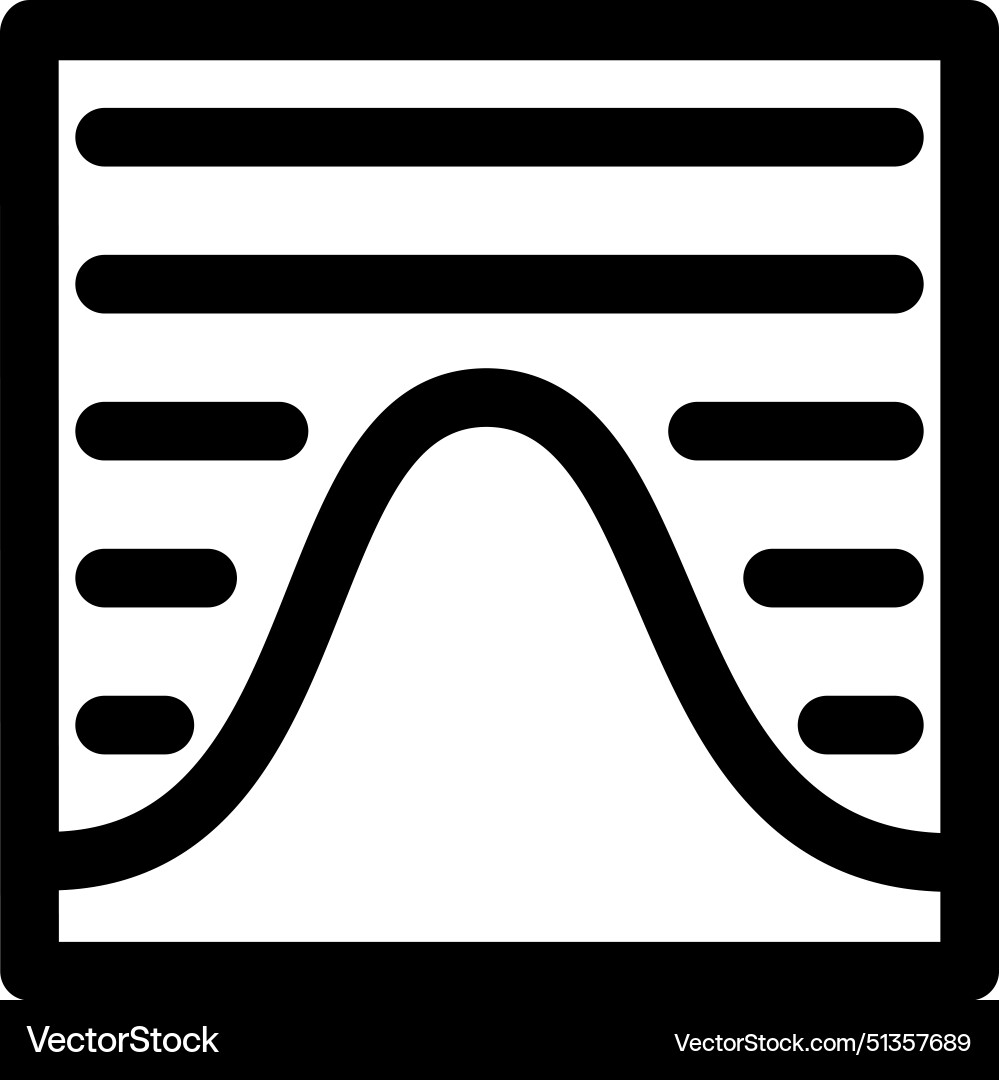 Analytics icon thin linear style design isolated Analytics icon thin linear style design isolated Vector Image