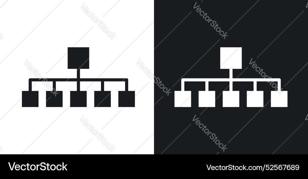 Classification icon set on white background Vector Image