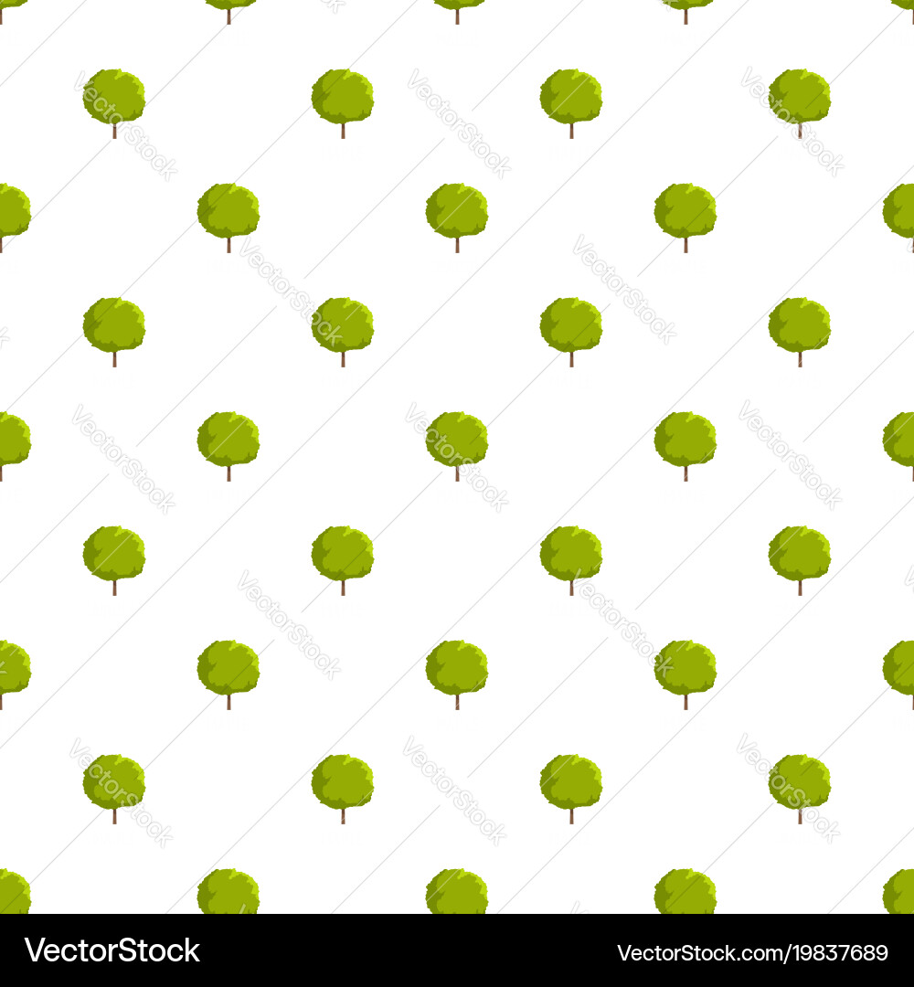 Maple tree pattern seamless vector image