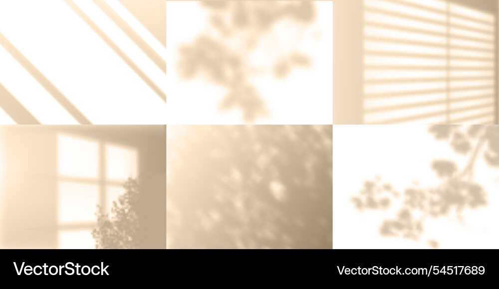 Sammlung von stumpfen und weichen Schatten an der Wand Sammlung von stumpfen und weichen Schatten an der Wand vektorbild