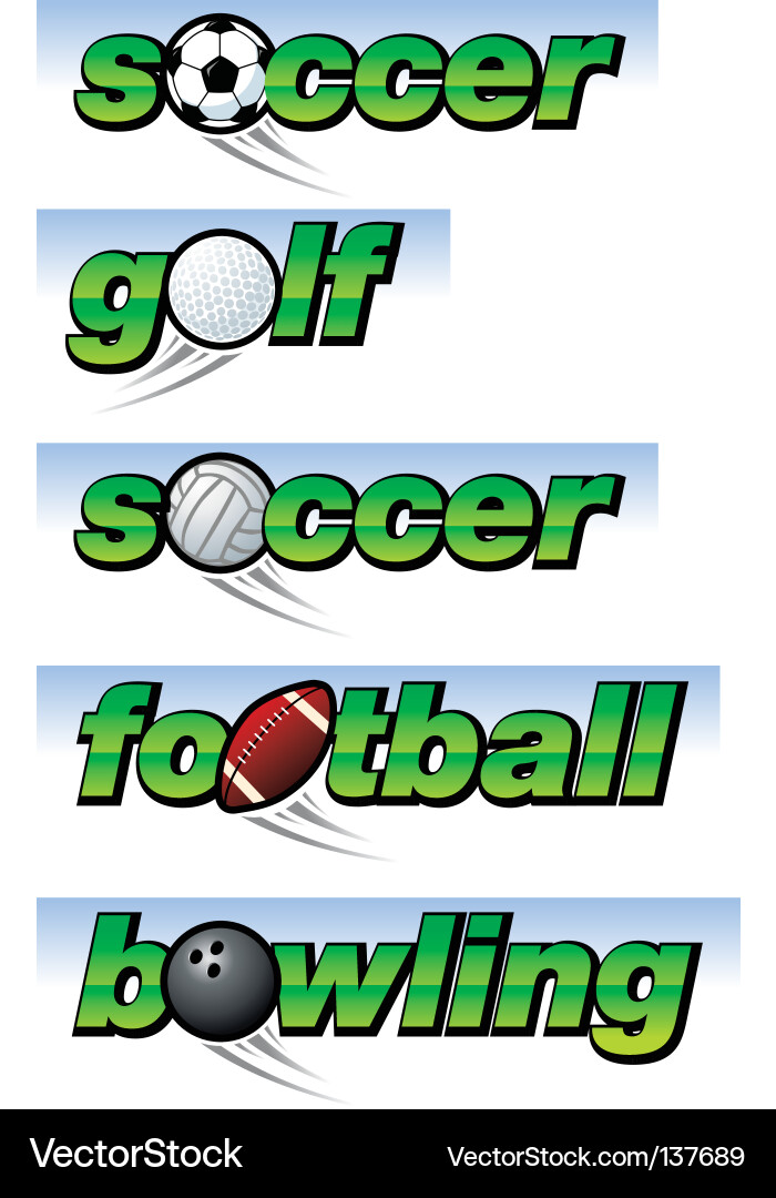 Sports Icon Collection vector image
