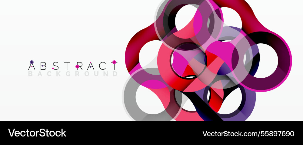 Abstract circle element composition Abstract circle element composition vector image