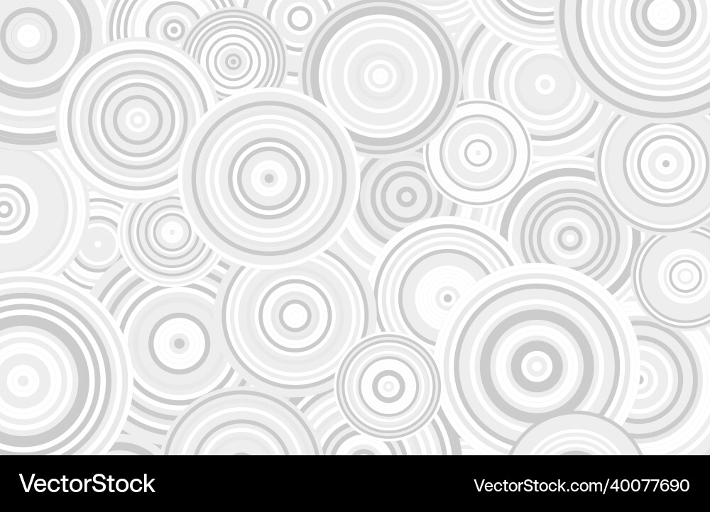 Abstract white and gray circles pattern design Abstract white and gray circles pattern design vector image