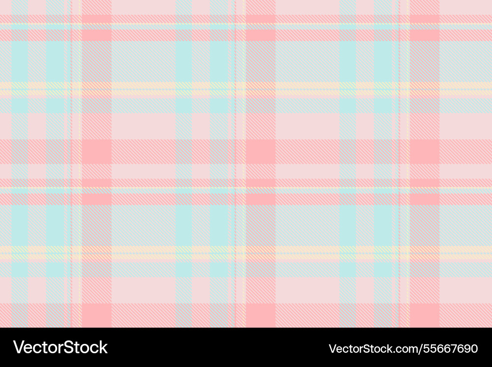 Subtle tartan check seamless horizontal pattern vector image